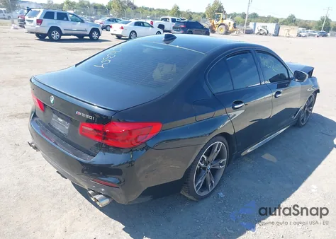 2018 BMW M550I xDrive from USA, damaged, VIN WBAJB9C54JB035427